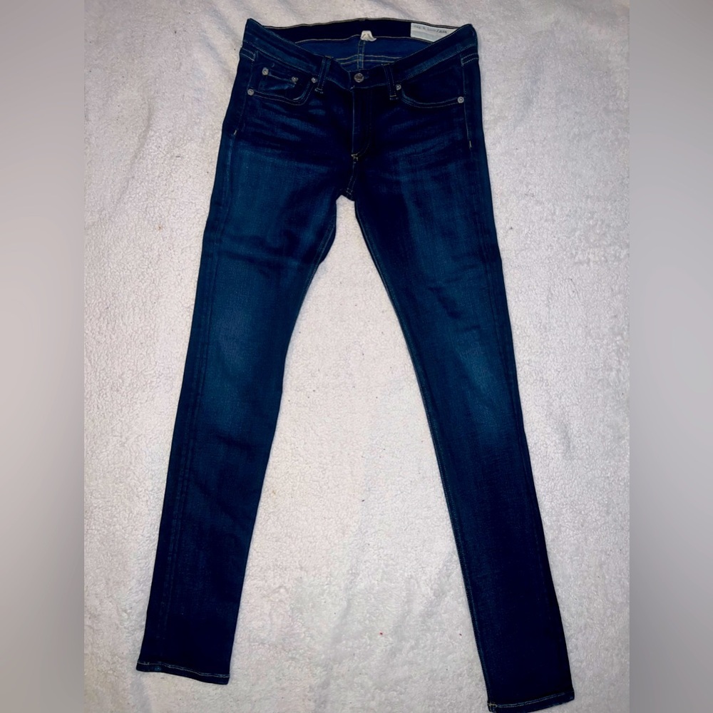 Rag & Bone Women Skinny Leg Jeans | Size 27 | Dark Denim |